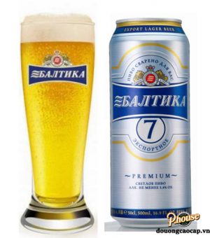 Bia Baltika 7 5%- Lon 450ml - Bia Nhập Khẩu