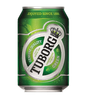 Bia Tuborg 4.9% - Lon 330ml - Thùng 24 Lon