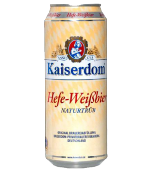 Bia Kaiserdom Hefe Weissbier 4.7% - Lon 500ml - Bia Đức Nhập Khẩu TPHCM
