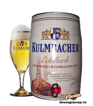 Bia Kulmbacher Edelherb 4.9% - Bom 5l - Bia Đức Nhập Khẩu TPHCM