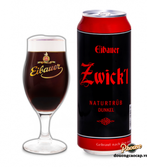Bia Eibauer Zwick'l Naturtrub Dunkel 6.7% - Lon 500ml - Bia Đức Nhập Khẩu TPHCM