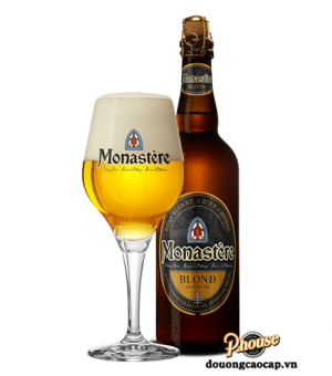 Bia Monastère Blond 6.5% - Chai 750ml - Bia Pháp Nhập Khẩu TPHCM