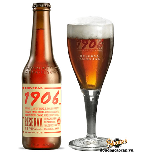 Bia 1906 Reserva Especial 6.5% – Chai 330ml – Bia Tây Ban Nha TPHCM