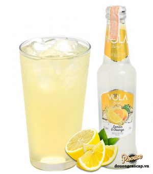 Nước Trái Cây Lên Men Vola Lemon & Orange 4.5% - Chai 275ml - Bia Thái Nhập Khẩu TPHCM