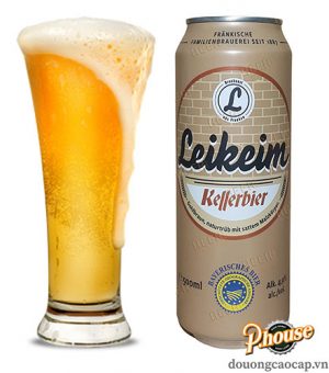 Bia Leikeim Kellerbier 4.9% - Lon 500ml - Bia Đức Nhập Khẩu TPHCM