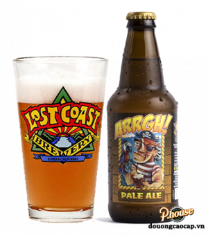 Bia Lost Coast Arrgh Pale Ale 5.2% - Chai 355ml - Bia Mỹ Nhập Khẩu TPHCM