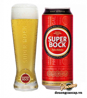 Bia Super Bock 5.2% - Lon 330ml - Bia Bồ Đào Nha Nhập Khẩu TPHCM