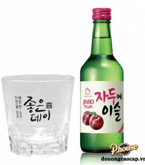 Rượu Jinro Soju Plum 13% - Chai 360ml - Rượu Hàn Quốc Nhập Khẩu TPHCM