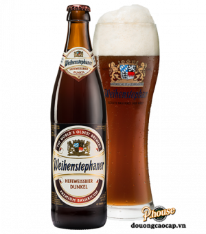 Bia Weihenstephaner Hefeweissbier Dunkel 5.3% - Chai 500ml - Bia Đức Nhập Khẩu TPHCM