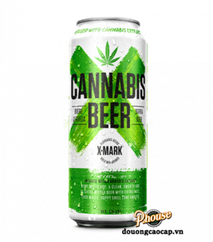 Bia X - Mark Cannabis Beer 5% - Lon 500ml - Bia Pháp Nhập Khẩu TPHCM