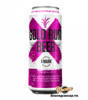 Bia X - Mark Gold Rum 5.9% - Lon 500ml - Bia Pháp Nhập Khẩu TPHCM
