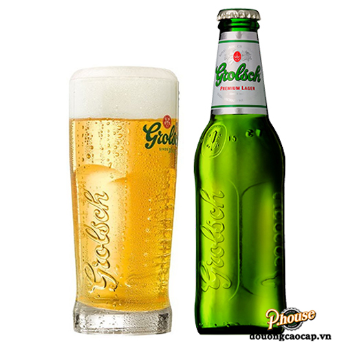 Bia Grolsch Premium Lager 5% – Chai 330ml – Bia Hà Lan Nhập Khẩu TPHCM