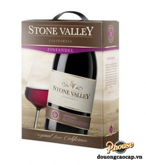 Rượu Vang Stone Valley Zinfandel - Bịch 3l - Qùa Tặng Tết TPHCM