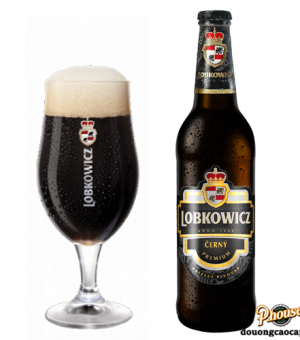 Bia Lobkowicz Cerny Dark Lager 4.7% - Chai 500ml - Bia Tiệp Nhập Khẩu TPHCM