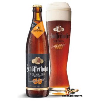 Bia Schofferhofer Weizen Dunkel 5% - Chai 500ml – Bia Đức Nhập Khẩu TPHCM