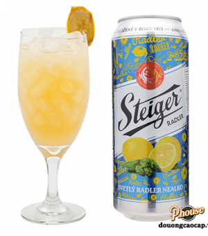 Bia Steiger Lemon Radler 0% - Lon 500ml – Bia Tiệp Nhập Khẩu TPHCM