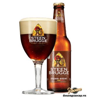 Bia Steenbrugge Dubbel Bruin 6.5% - Chai 330ml - Bia Bỉ Nhập Khẩu TPHCM