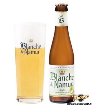 Bia Blanche De Namur Apple 3,1% - Chai 330ml - Bia Bỉ Nhập Khẩu TPHCM