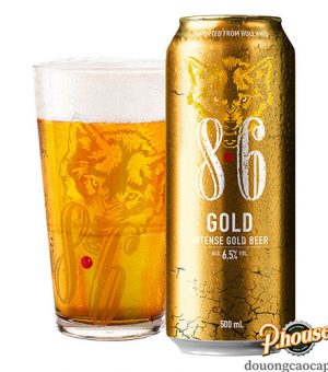 Bia 8.6 Gold 6.5% - Lon 500ml - Bia Hà Lan Nhập Khẩu TPHCM