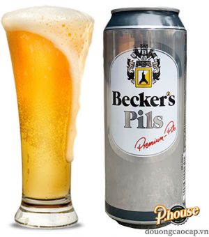 Bia Becker's Pils 4.9% - Lon 500ml - Bia Đức Nhập Khẩu TPHCM