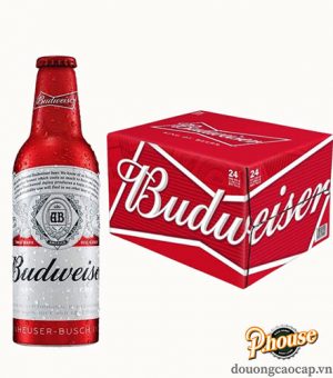 Bia Budweiser 5% - Chai nhôm 355ml - Bia Nhập Khẩu TPHCM