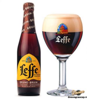 Bia Leffe Nâu 6,5% - Chai 330 ml - Bia Nhập Khẩu