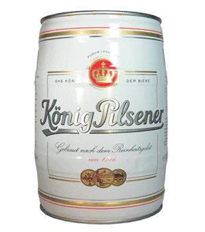 Bia Konig Pilsener 4,9% - Bom 5l - Bia Nhập Khẩu