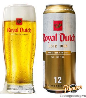 Bia Royal Dutch Gold Super Strong 12% - Lon 500ml