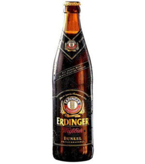 Bia Erdinger Weibbier Dunkel 5,3% - Chai 500ml