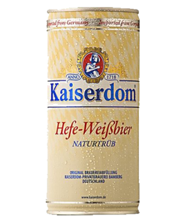 Bia Kaiserdom Hefe Weissbier 4.7% - Lon 1000ml - Bia Đức Nhập Khẩu TPHCM