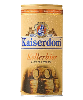 Bia Kaiserdom Kellerbier 4.7% - Lon 1000ml - Bia Đức Nhập Khẩu TPHCM