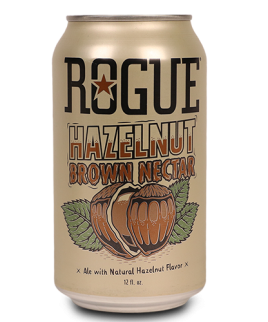 Bia Rogue Hazelnut Brown Nectar 5.6% - Lon 355ml - Bia Mỹ Nhập Khẩu TPHCM