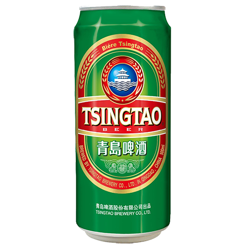 Bia Tsingtao 4.8% - Lon 500ml - Bia Trung Quốc Nhập Khẩu TPHCM