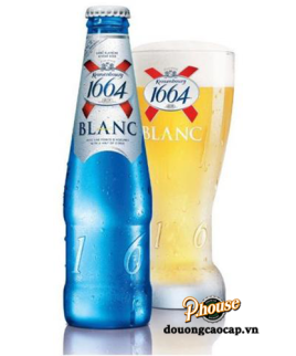 Bia 1664 Blanc 5% - Chai 250ml - Bia Pháp Nhập Khẩu TPHCM