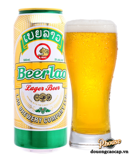 Bia Beerlao Lager 5% - Lon 500ml - Bia Thái Nhập Khẩu TPHCM