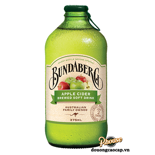 Nước Ép Táo Bundaberg Apple Cider - Chai 375ml - Nước Ép Úc Nhập Khẩu TPHCM