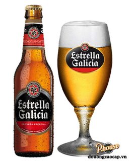 Bia Estrella Galicia Cerveza Especial 5.5% - Chai 330ml - Bia Tây Ban Nha Nhập Khẩu TPHCM