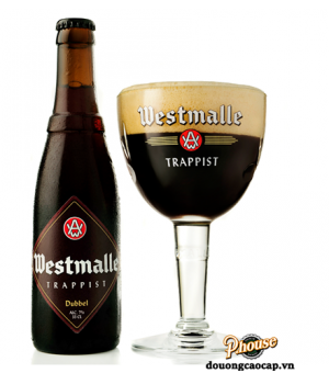 Bia Westmalle Dubbel 7% - Chai 330ml - Bia Bỉ Nhập Khẩu TPHCM
