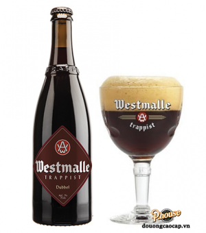 Bia Westmalle Dubbel 7% - Chai 750ml - Bia Bỉ Nhập Khẩu TPHCM