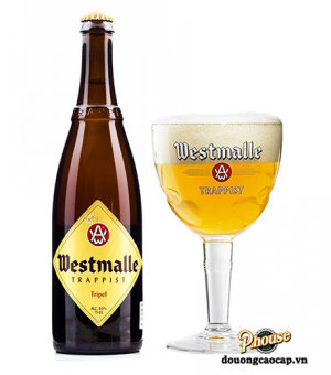 Bia Westmalle Tripel 9.5% - Chai 750ml - Bia Bỉ Nhập Khẩu TPHCM
