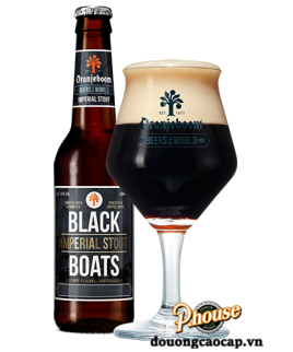 Bia Oranjeboom Black Boats Imperial Stout 7.5% - Chai 330ml - Bia Hà Lan Nhập Khẩu TPHCM