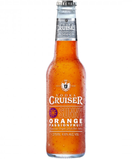 Rượu Trái Cây Vodka Cruiser Sunny Orange 4.6% - Chai 275ml - Rượu Nhập Khẩu TPHCM