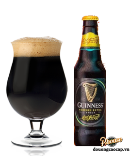 Bia Guinness Stout 7.5% - Chai 330ml - Bia Ireland Nhập Khẩu TPHCM