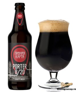 Bia Porter 8/20 8.5% - Chai 500ml - Bia Nga Nhập Khẩu TPHCM