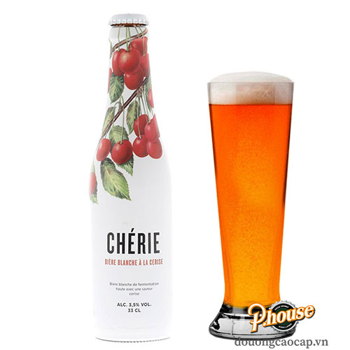 Bia Chérie Biere Blance 3.5% - Chai 330ml - Bia Bỉ Nhập Khẩu TPHCM