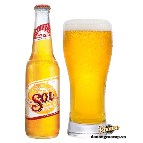 Bia Sol Cerveza Original 4.5% – Chai 330ml – Bia Mexico Nhập Khẩu TPHCM