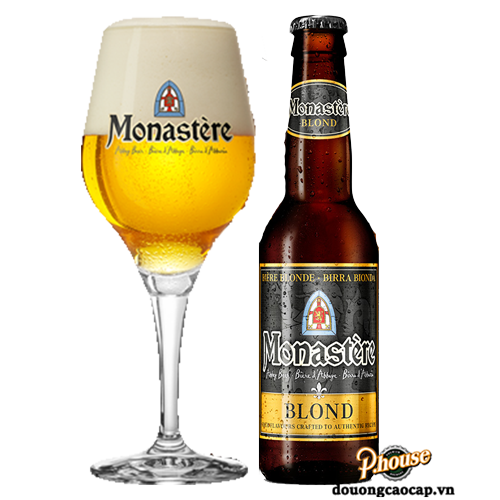Bia Monastere Blond 6.5% - Chai 330ml - Bia Pháp Nhập Khẩu TPHCM