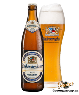 Bia Weihenstephaner Hefe Weissbier 5.4% - Chai 500ml - Bia Đức Nhập Khẩu TPHCM