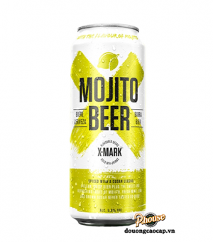 Bia X - Mark Mojito Beer 5.9% - Lon 500ml - Bia Pháp Nhập Khẩu TPHCM