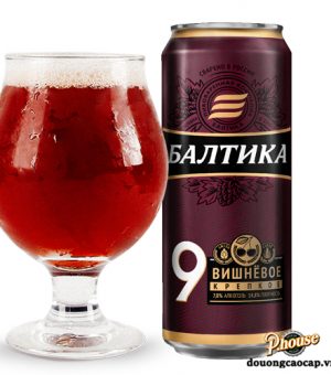 Bia Baltika 9 Vishnjovoe Cherry 7% - Lon 450ml - Bia Nga Nhập Khẩu TPHCM